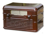 Caltron, Aeolian Radio with brown bakelite cabinet, same as Ray Energy model SRB-1X