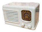 DeWald Radio model A514 white plaskon thumbnail