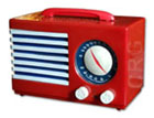 Emerson Radio model 400 Patriot with red catalin cabinet