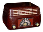 General Electric Radio model 200, brown bakelite, 1948