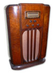General Electric model E105 console radio