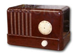 General Electric Radio model GD500 brown bakelite, 1939