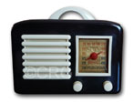 General Television Radio model 5A5, black and white