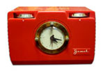 Jewel 5250 clock radio, red