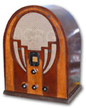 Philco Radio model 60, cathedral wood radio