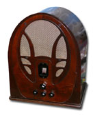 Philco Radio model 89, cathedral wood radio