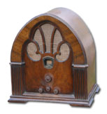 Philco Radio model 90, classic cathedral wood radio