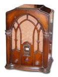 RCA Radio model R-8, gothic tombstone