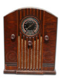 Rogers Radio model Ten-51 wood tombstone style radio, 1935