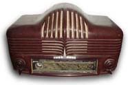 Sonora Radio modle 302 Cadillac, bakelite cabinet, 1949, French