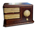Sparton Radio Split Grille wood radio