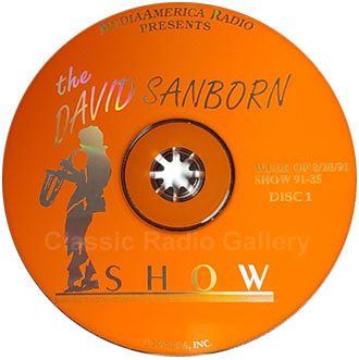 David Sanborn radio show CD
