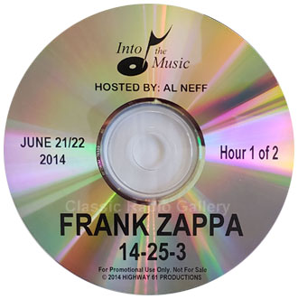 Into the Music with Frank Zappa radio show CD