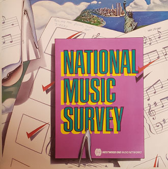 National Music Survey radio show record cover