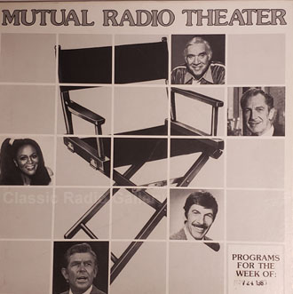 Mutual Radio Theater radio transcription disc